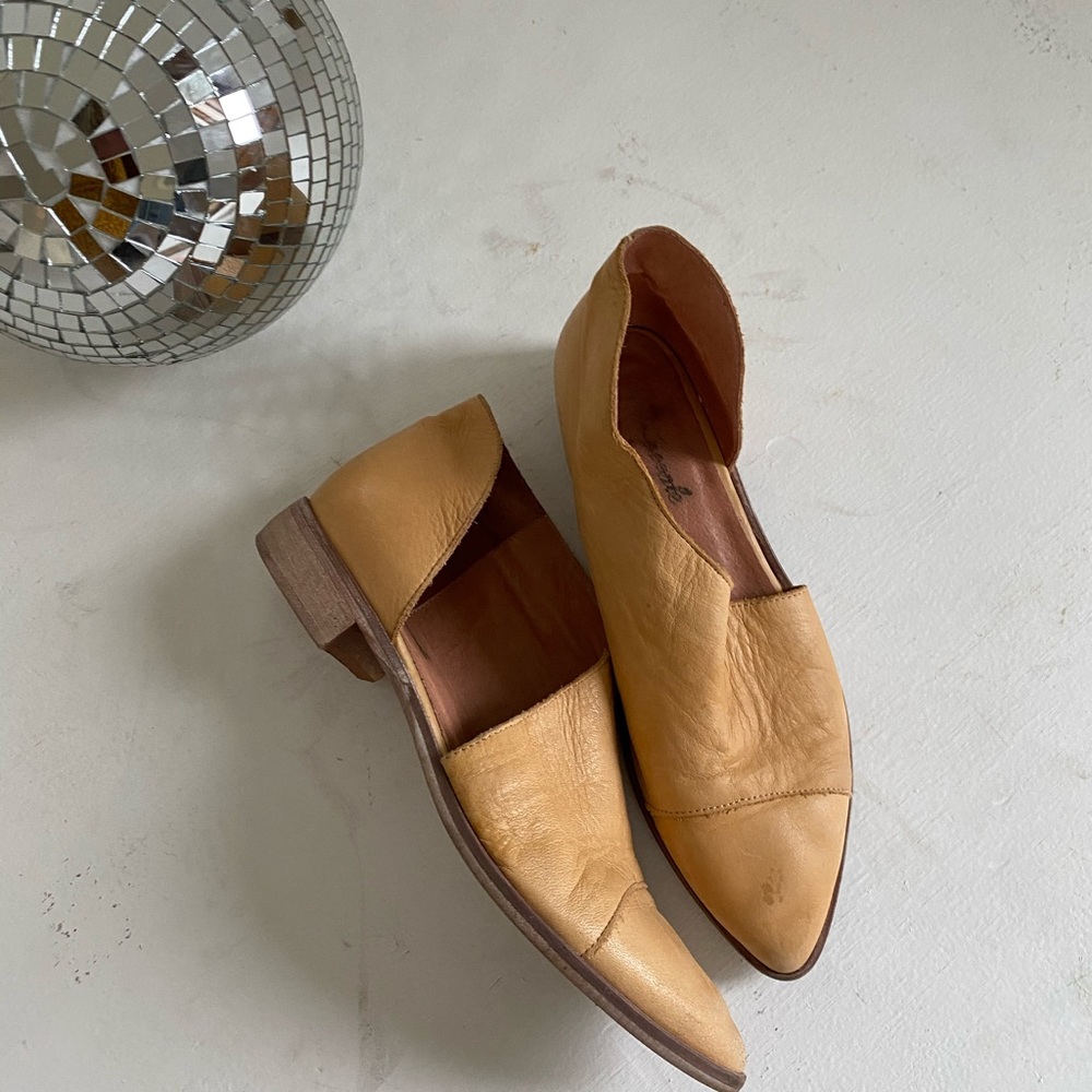 Free People cut out leather booties